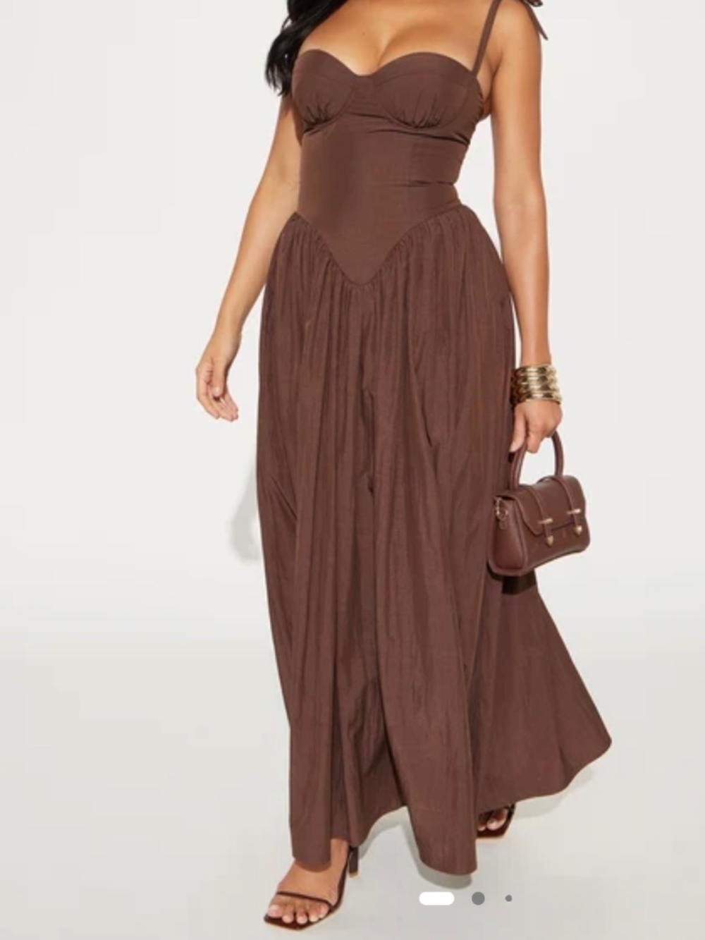 Brown  dress